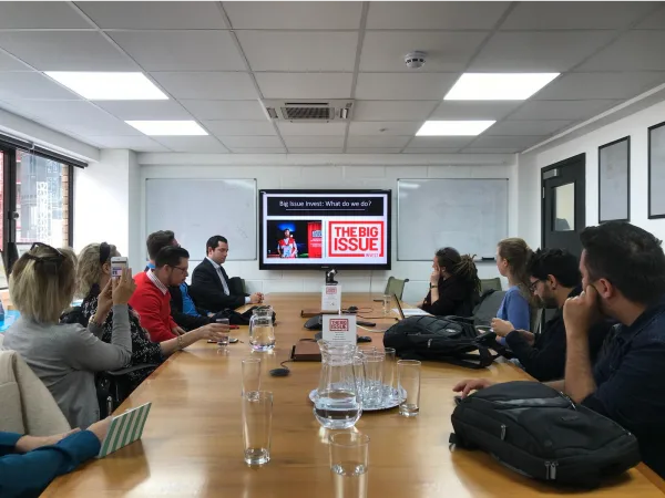Study visit meeting in London